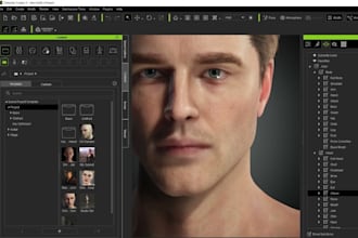 create 3d character model, for reallusion cc4, cc5 and iclone