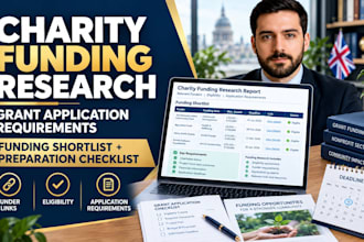 research charity funding and grant application requirements