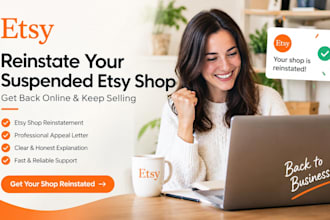 reinstate etsy shop suspension reopen suspended etsy shop etsy appeal letter