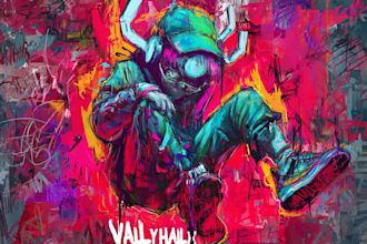 do illustration expresionism art, graffiti, abstract art