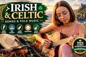 sing irish celtic, sea shanty, folk music, bodhran, irish fiddle, sea shanty