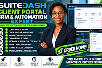 suitedash crm suitedash client portal, suitedash automation suite dash