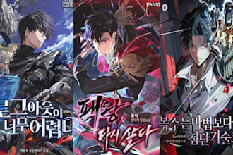 draw action webtoon cover manga cover shonen light novel wattpad webtoon comic