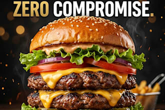 design professional food posters and restaurant ads