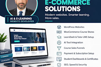 ai e learning course e commerce lms website e commerce courses woocommerce
