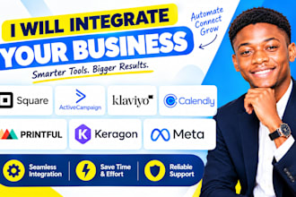 integrate square activecampaign klaviyo calendly printful keragon meta
