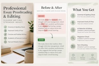 proofread and polish your essays for clarity and accuracy
