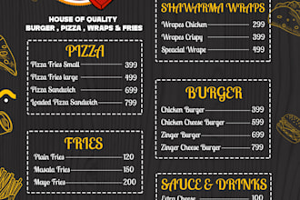 do food menu design