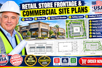 design commercial site plans and property plot layout drawings ny