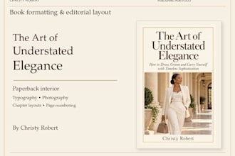 format your book interior for amazon KDP paperback