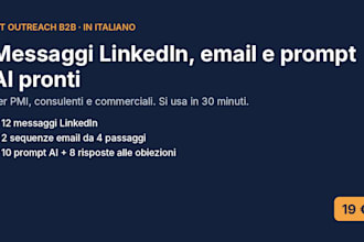 create an ai kit for btob sales linkedin messages emails CRM