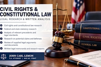 research civil rights and constitutional law issues