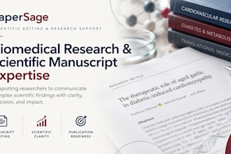 scientifically edit biomedical and life science research manuscripts