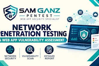 perform network penetration testing and web application vulnerability assessment