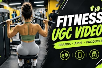 create engaging fitness ugc videos for your brand, app, or product