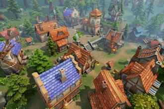 create a stylized 3d game environment in blender