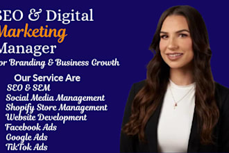be your digital marketer and social media stategist and social media manager