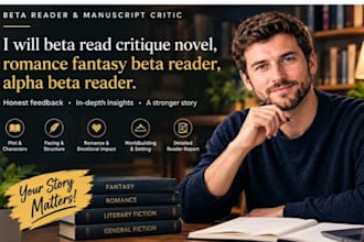 beta read critique novel, romance fantasy beta reader, alpha beta reader