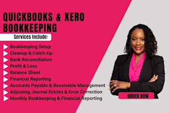 do quickbooks bookkeeping xero accounting cleanup and financial reports