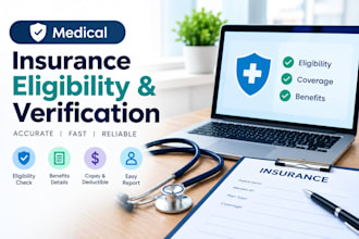 perform insurance eligibility and benefits verification