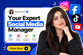 be your social media marketing manager and content creator