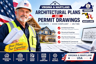 design virginia and maryland architectural plans and permit drawings
