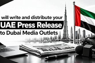 write and distribute your uae press release to dubai media outlets