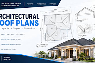 create detailed architectural roof plans for your house