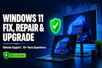 fix repair and upgrade windows 11 computer and laptop