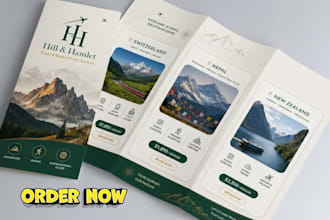 trifold brochure design bifold brochure business brochure trifold brochure