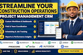 setup buildertrend clockshark sage acculynx zoho projects contractor foreman