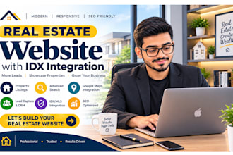 develop a custom real estate website for agents and brokers