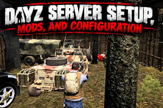 setup dayz server, mods, configuration, and custom server features