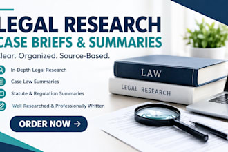 write clear legal research summaries and format legal documents