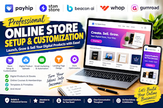 payhip, stan store set up, stan store email marketing, beacon ai , whop, gumroad