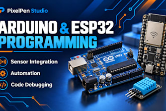 program arduino and esp32 for sensors and automation