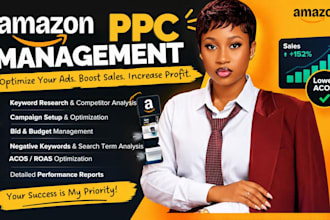 manage amazon PPC, optimize amazon ads, reduce acos and boost amazon sales