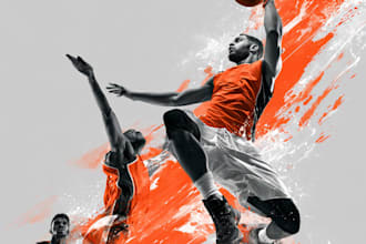 do modern sports flyer, basketball, poster banner,