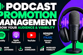 manage, promote apple podcast, upload, publish on spotify