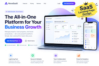 design wordpress website landing page and shopify landing page