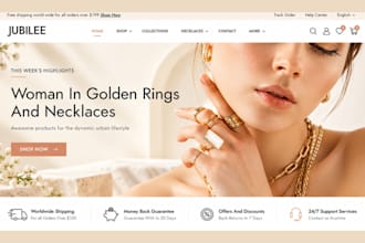 design jewelry shopify store jewelry website and redesign shopify store