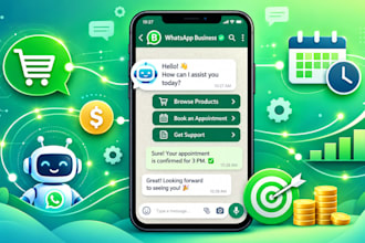 build whatsapp business API ai chatbot for restaurants clinics and stores
