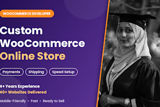 build a custom woocommerce store