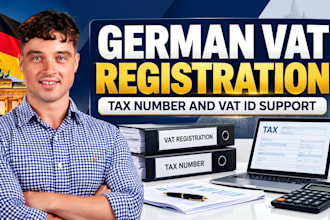 assist with german vat registration and tax number applications