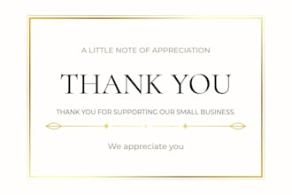 design custom thank you cards in canva
