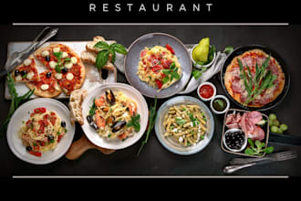 design restaurant and cafe social media posts