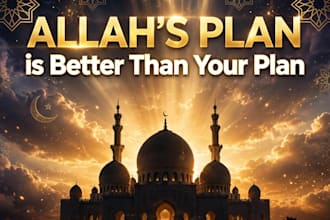 design viral eye catchy youtube thumbnails for islamic and cash cow channels