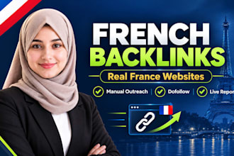 build high quality french backlinks from france blogs