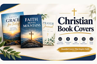 design a christian devotional or faith based book cover