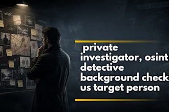 provide professional osint private investigator, due diligence, risk management